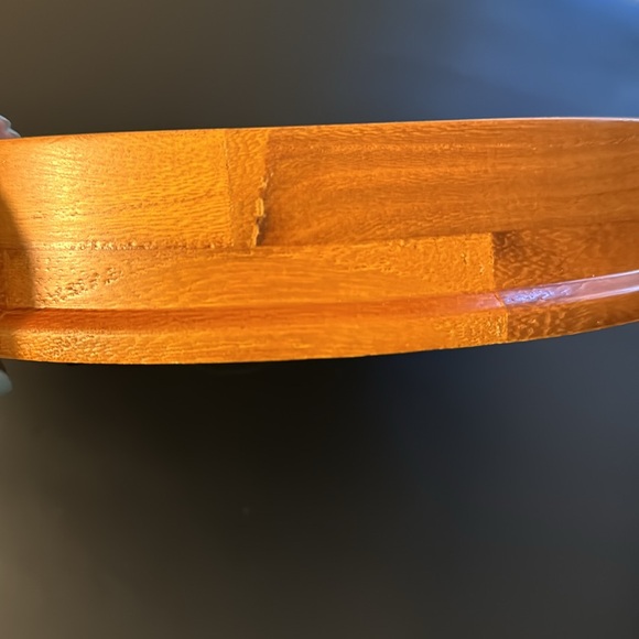 Quartz Patchwork Wood Wall Clock - Kitchen Home Decor Wooden - Picture 9 of 11